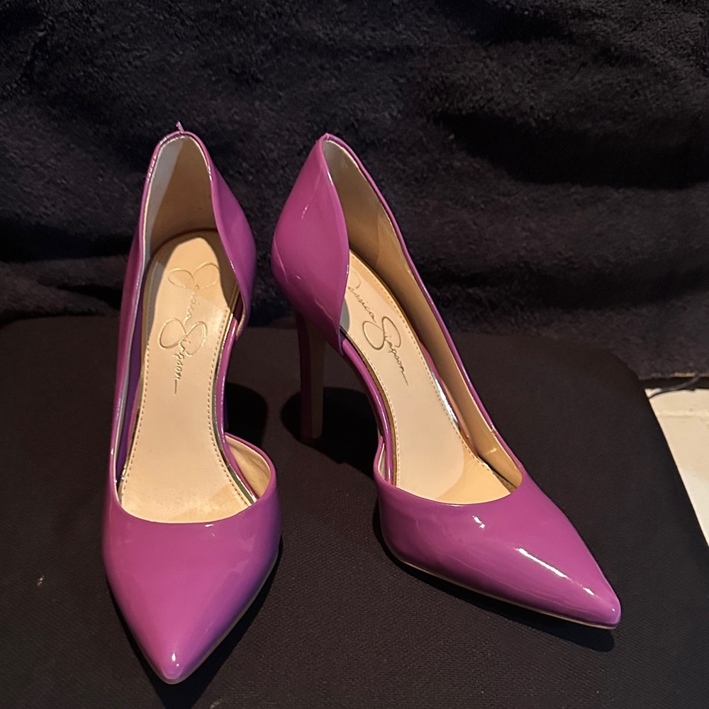Jessica Simpson Vibrant Purple heels